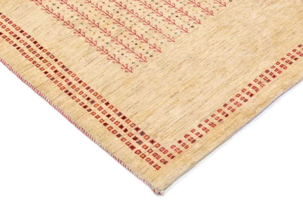 Gabbeh teppe - Loribaft persisk teppe - 119 x 81 cm - natur