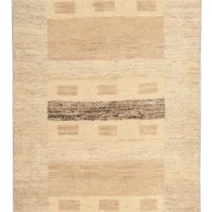Gabbeh teppe - Loribaft persisk teppe - 125 x 78 cm - beige