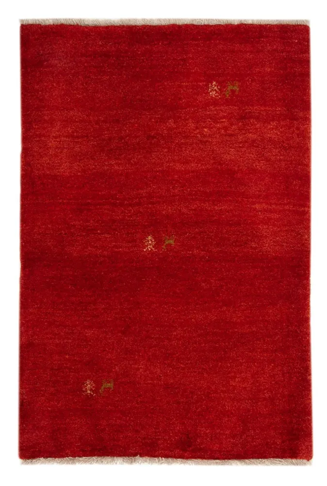 Gabbeh teppe - Loribaft persisk teppe - 125 x 82 cm - rød