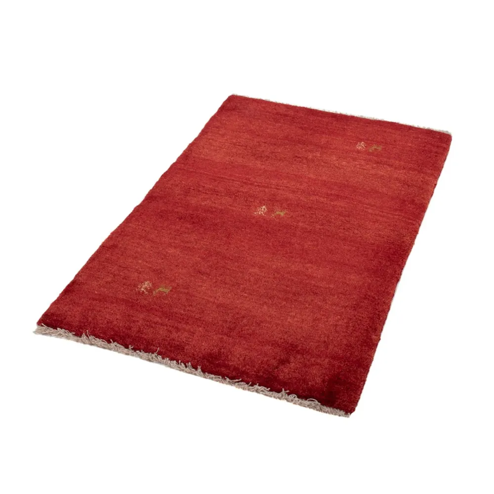 Gabbeh teppe - Loribaft persisk teppe - 125 x 82 cm - rød