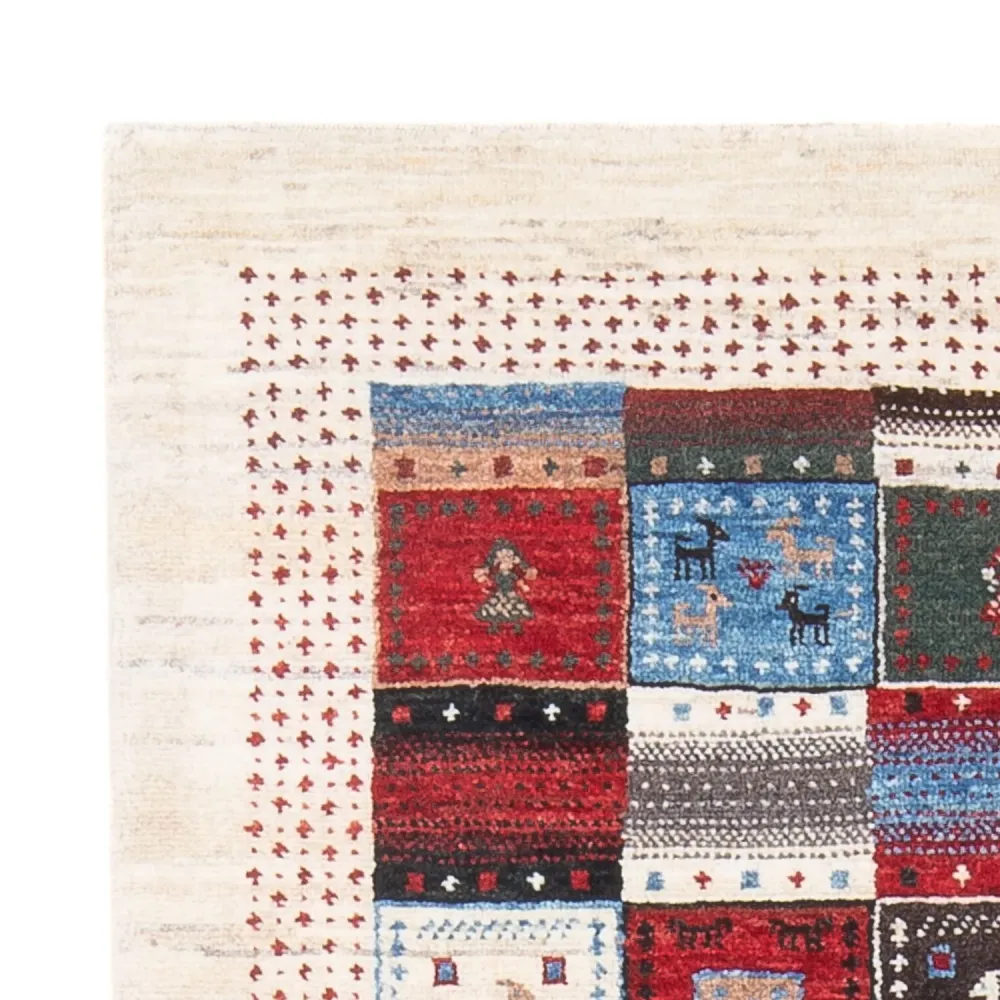 Gabbeh teppe - Loribaft persisk teppe - 128 x 82 cm - flerfarget