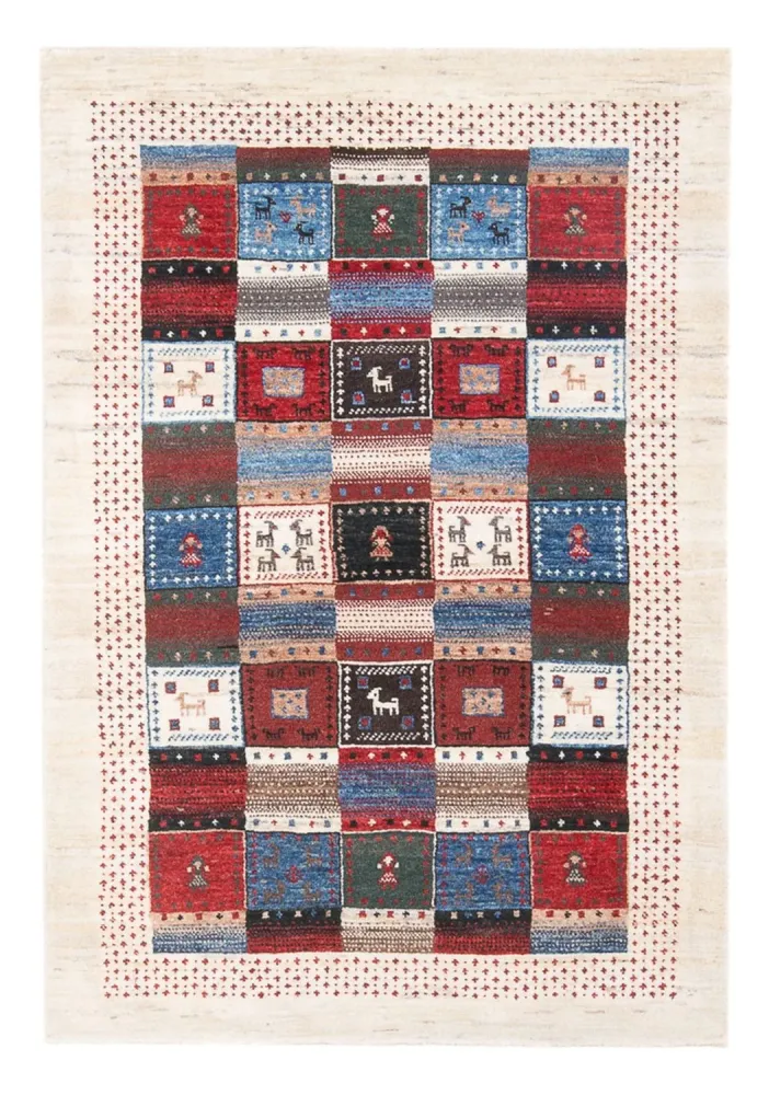 Gabbeh teppe - Loribaft persisk teppe - 128 x 82 cm - flerfarget