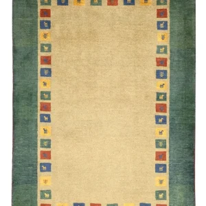 Gabbeh teppe - Loribaft persisk teppe - 128 x 86 cm - flerfarget