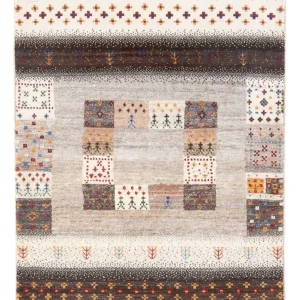 Gabbeh teppe - Loribaft persisk teppe - 130 x 84 cm - flerfarget