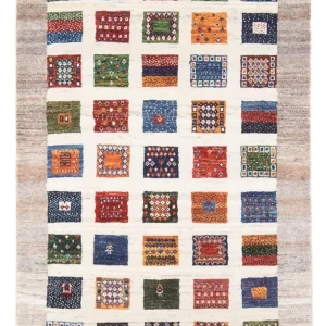 Gabbeh teppe - Loribaft persisk teppe - 130 x 84 cm - flerfarget
