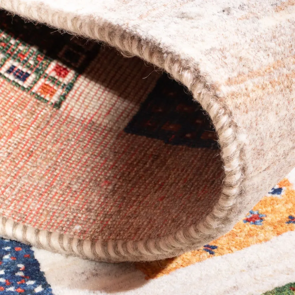 Gabbeh teppe - Loribaft persisk teppe - 130 x 84 cm - flerfarget