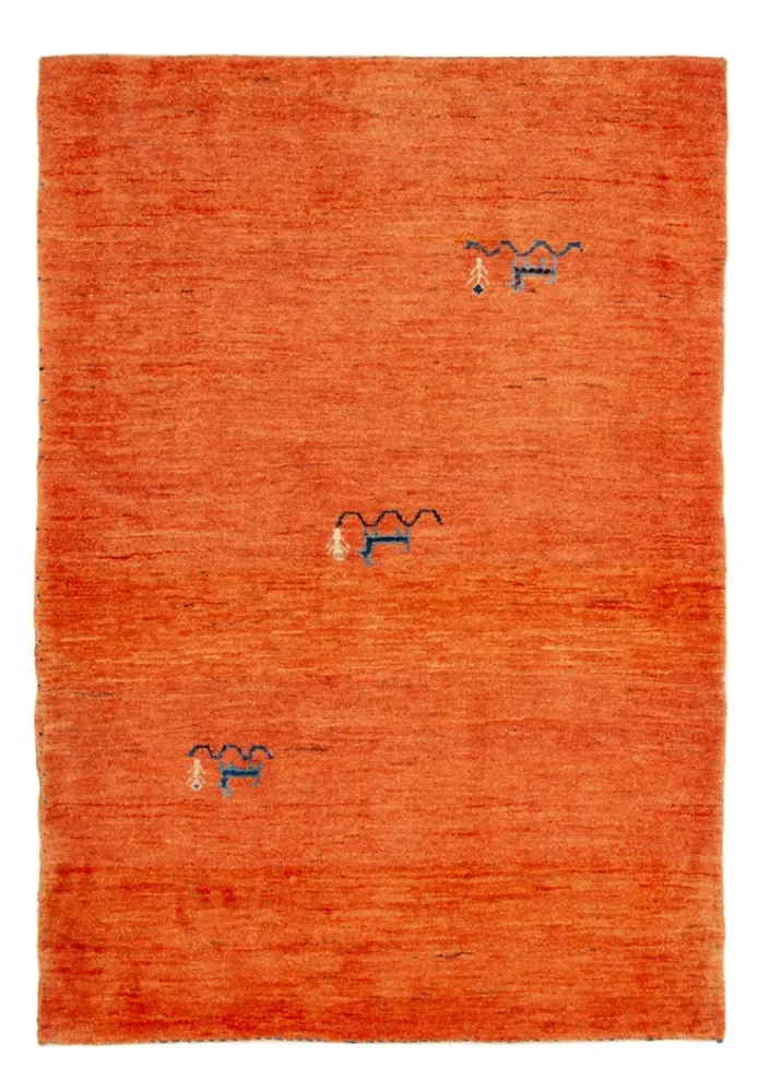 Gabbeh teppe - Loribaft persisk teppe - 130 x 80 cm - lys rød