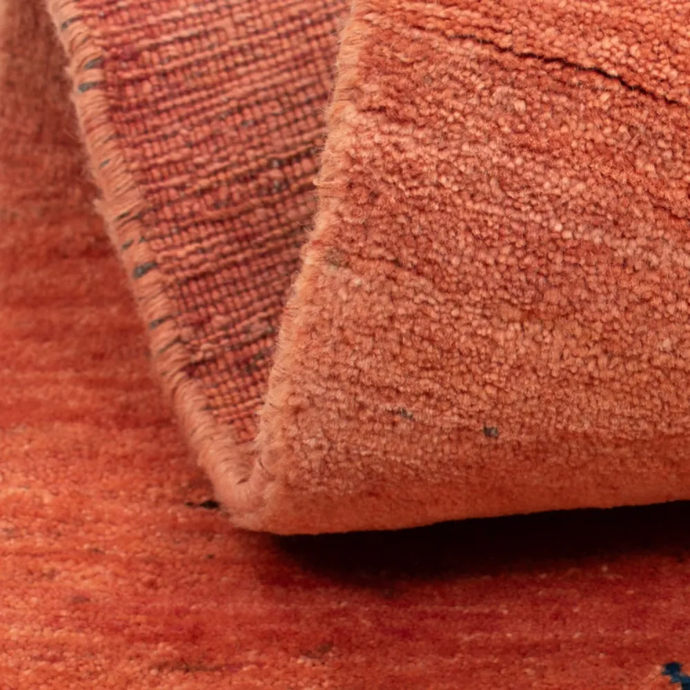 Gabbeh teppe - Loribaft persisk teppe - 130 x 80 cm - lys rød