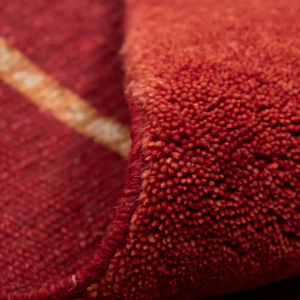Gabbeh teppe - Loribaft persisk teppe - 133 x 84 cm - rød