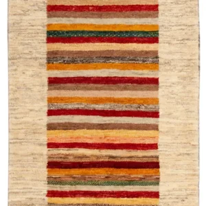 Gabbeh teppe - Loribaft persisk teppe - 137 x 74 cm - flerfarget