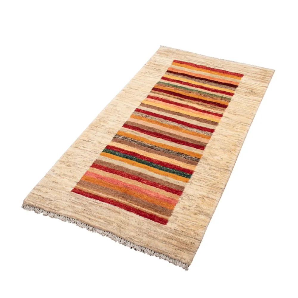Gabbeh teppe - Loribaft persisk teppe - 137 x 74 cm - flerfarget