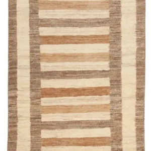 Gabbeh teppe - Loribaft persisk teppe - 139 x 72 cm - beige