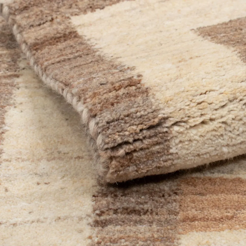 Gabbeh teppe - Loribaft persisk teppe - 139 x 72 cm - beige