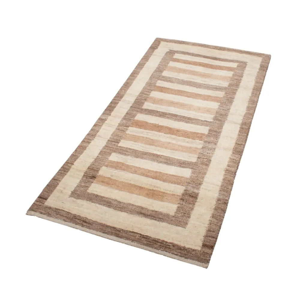 Gabbeh teppe - Loribaft persisk teppe - 139 x 72 cm - beige