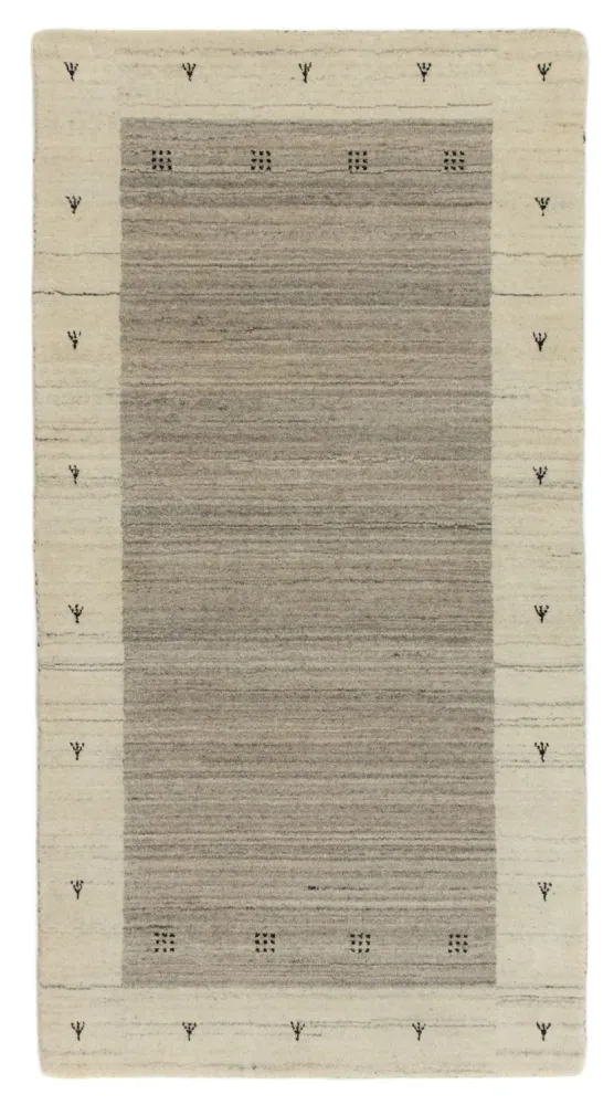 Gabbeh teppe - Loribaft persisk teppe - 140 x 70 cm - beige
