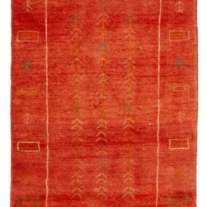 Gabbeh teppe - Loribaft persisk teppe - 146 x 68 cm - lys rød