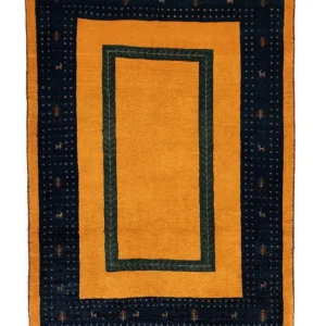 Gabbeh teppe - Loribaft persisk teppe - 148 x 100 cm - gull