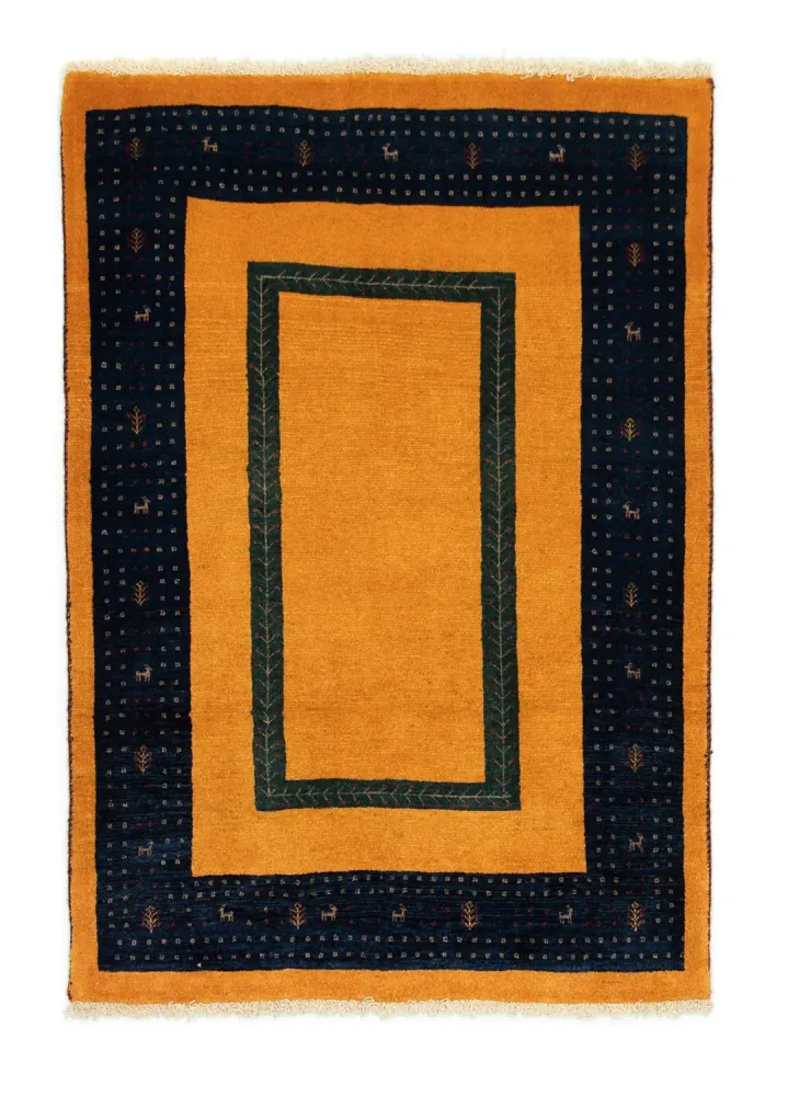 Gabbeh teppe - Loribaft persisk teppe - 148 x 100 cm - gull