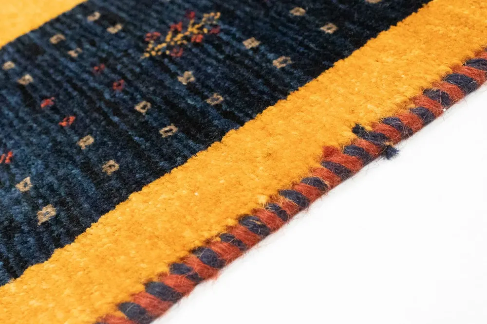 Gabbeh teppe - Loribaft persisk teppe - 148 x 100 cm - gull