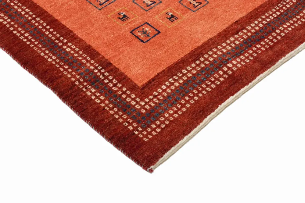 Gabbeh teppe - Loribaft persisk teppe - 149 x 103 cm - rød