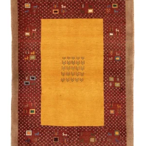 Gabbeh teppe - Loribaft persisk teppe - 150 x 110 cm - gull