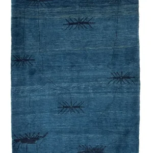 Gabbeh teppe - Loribaft persisk teppe - 150 x 102 cm - mørkeblå