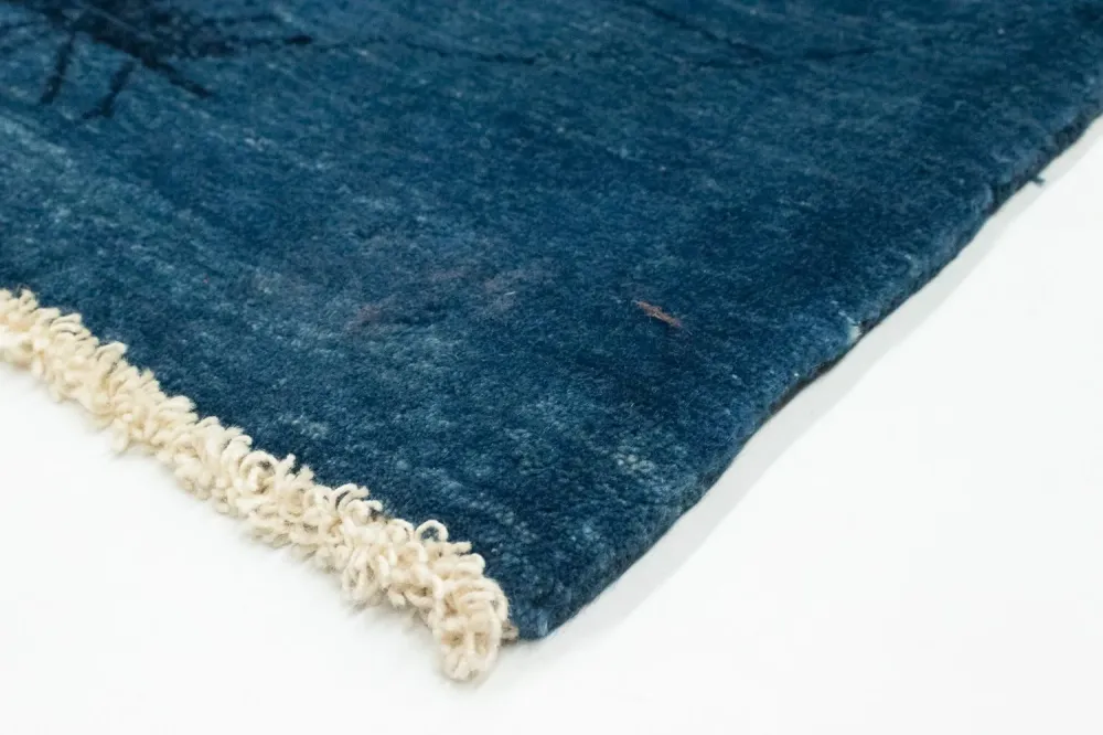 Gabbeh teppe - Loribaft persisk teppe - 150 x 102 cm - mørkeblå