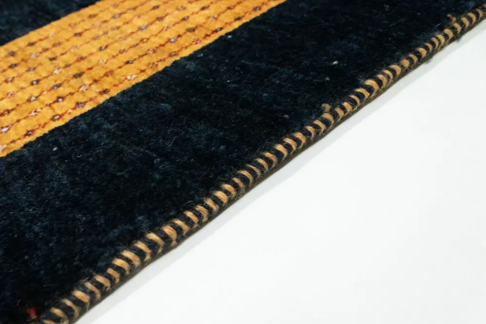 Gabbeh teppe - Loribaft persisk teppe - 152 x 105 cm - mørkeblå
