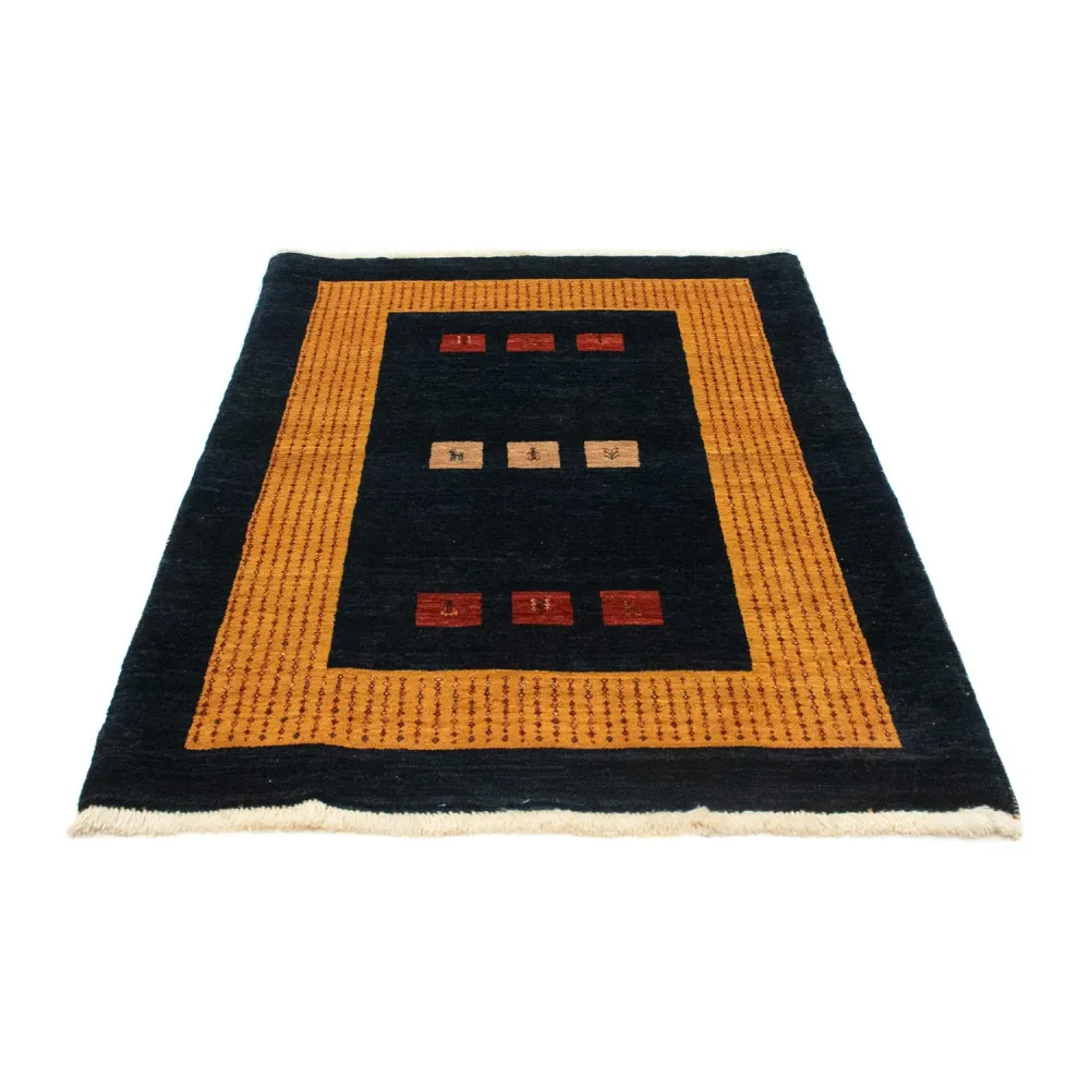 Gabbeh teppe - Loribaft persisk teppe - 152 x 105 cm - mørkeblå