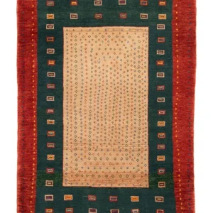 Gabbeh teppe - Loribaft persisk teppe - 153 x 103 cm - gull