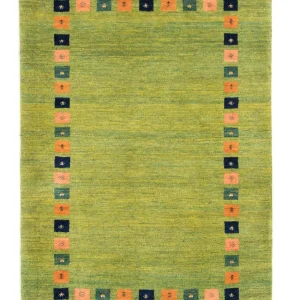 Gabbeh teppe - Loribaft persisk teppe - 154 x 107 cm - grønn