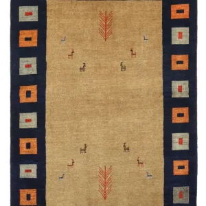 Gabbeh teppe - Loribaft persisk teppe - 156 x 105 cm - flerfarget