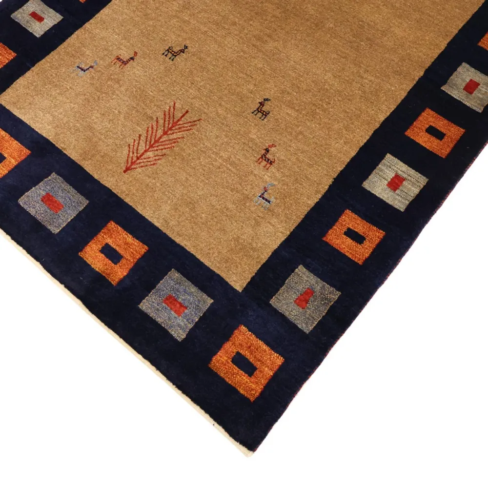 Gabbeh teppe - Loribaft persisk teppe - 156 x 105 cm - flerfarget