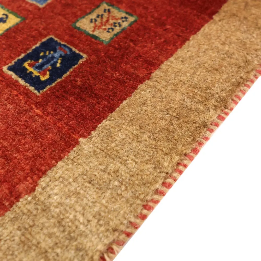 Gabbeh teppe - Loribaft persisk teppe - 158 x 108 cm - flerfarget