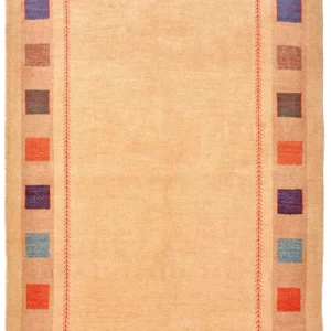 Gabbeh teppe - Loribaft persisk teppe - 158 x 104 cm - gul