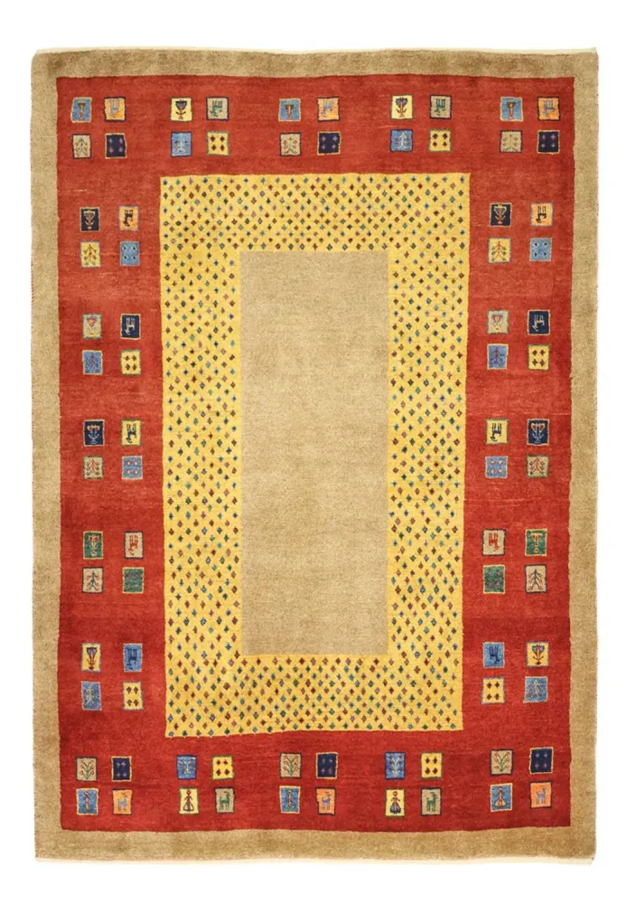 Gabbeh teppe - Loribaft persisk teppe - 158 x 108 cm - flerfarget