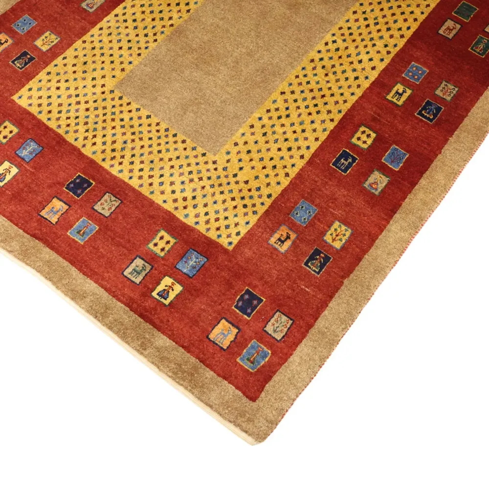 Gabbeh teppe - Loribaft persisk teppe - 158 x 108 cm - flerfarget