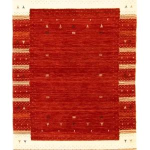 Gabbeh teppe - Loribaft persisk teppe - 162 x 94 cm - rød