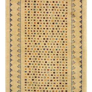 Gabbeh teppe - Loribaft persisk teppe - 164 x 79 cm - gull