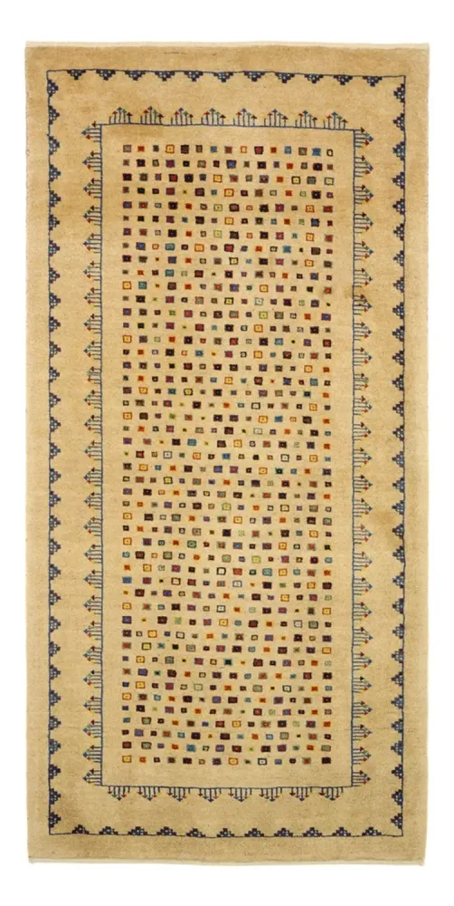 Gabbeh teppe - Loribaft persisk teppe - 164 x 79 cm - gull