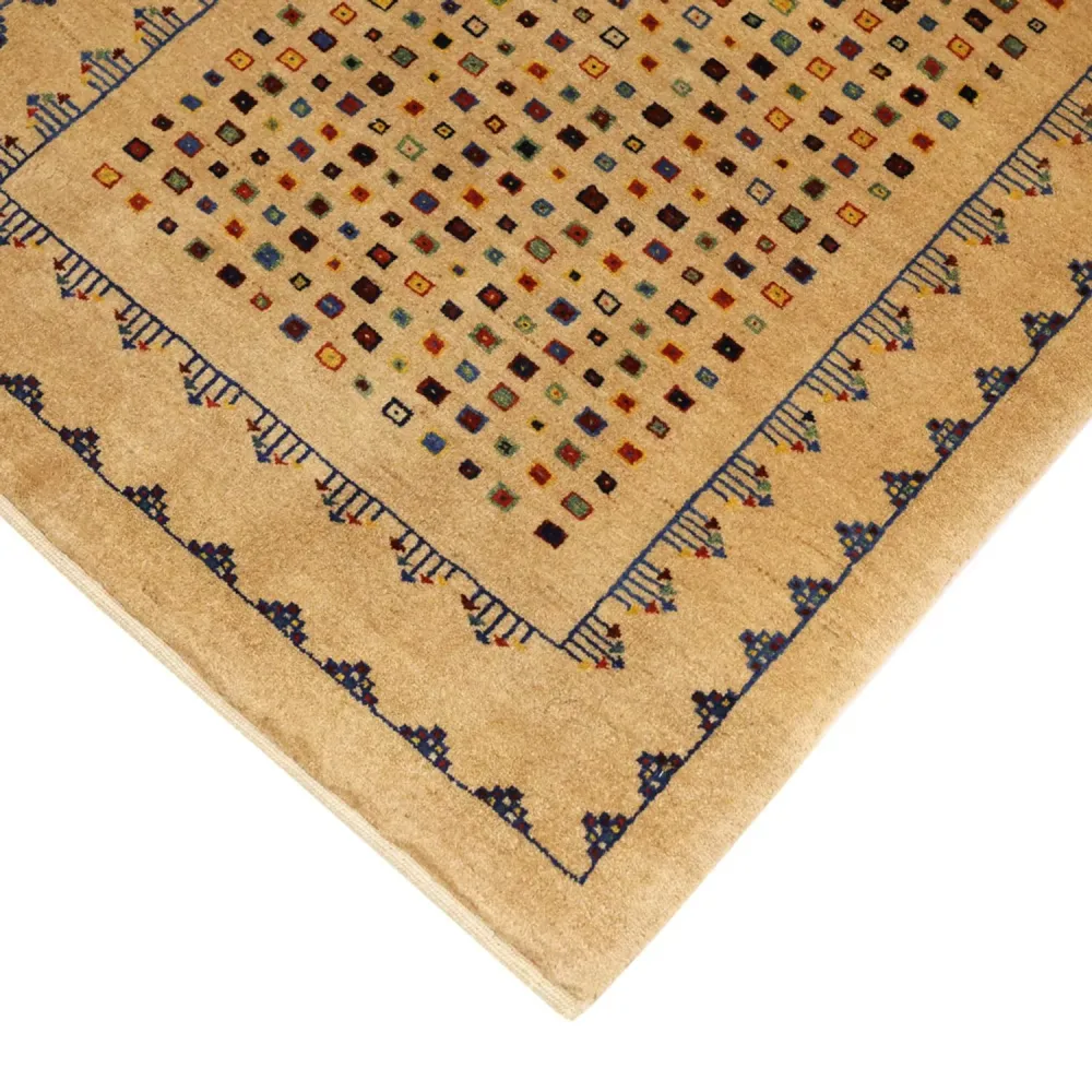 Gabbeh teppe - Loribaft persisk teppe - 164 x 79 cm - gull