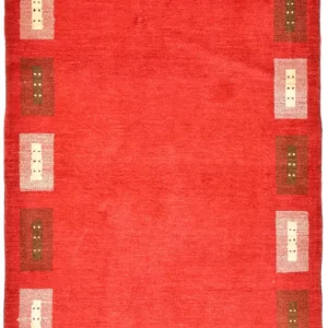 Gabbeh teppe - Loribaft persisk teppe - 166 x 104 cm - rød