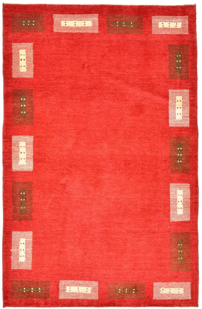 Gabbeh teppe - Loribaft persisk teppe - 166 x 104 cm - rød