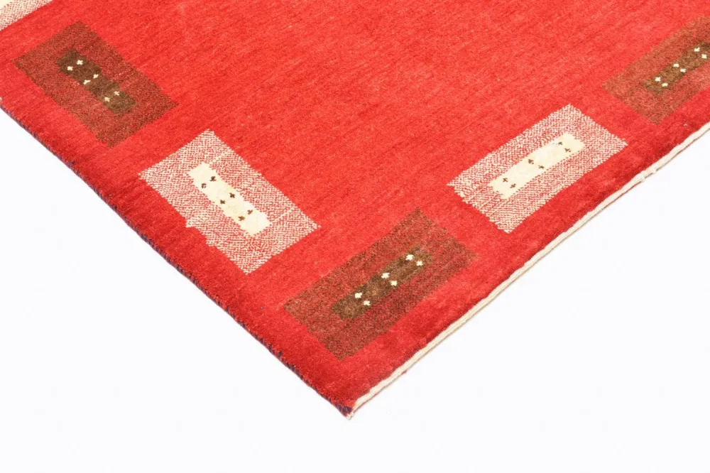 Gabbeh teppe - Loribaft persisk teppe - 166 x 104 cm - rød
