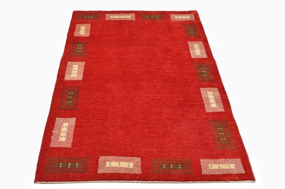 Gabbeh teppe - Loribaft persisk teppe - 166 x 104 cm - rød