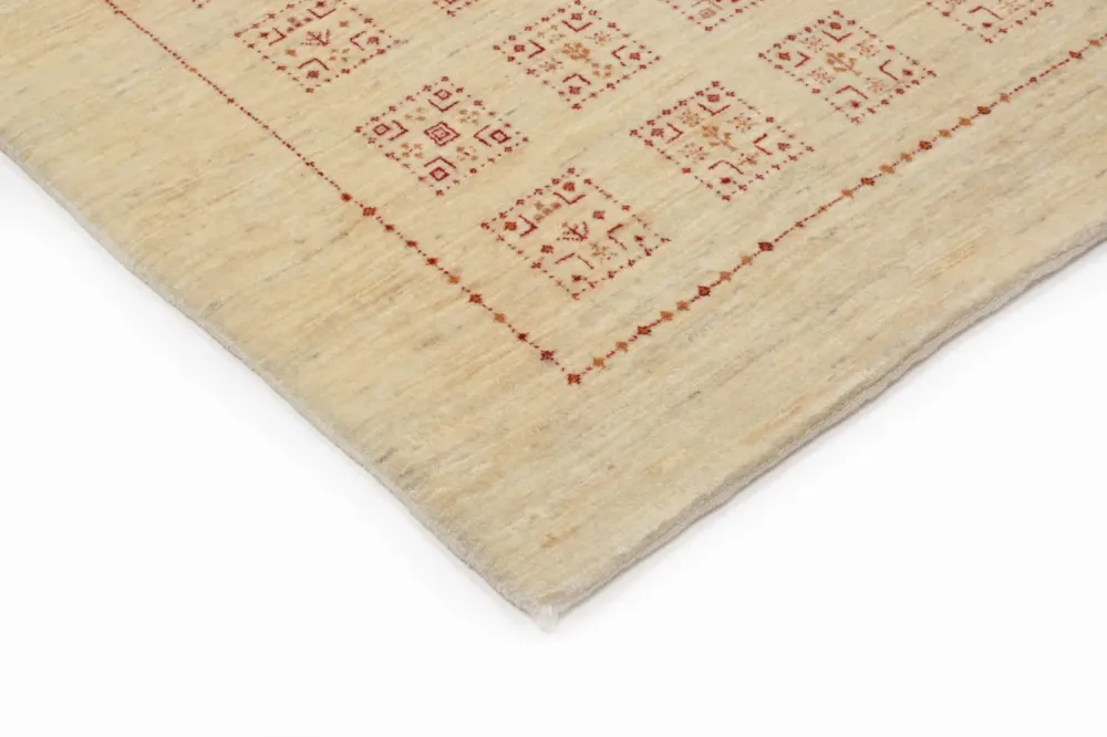 Gabbeh teppe - Loribaft persisk teppe - 174 x 106 cm - beige