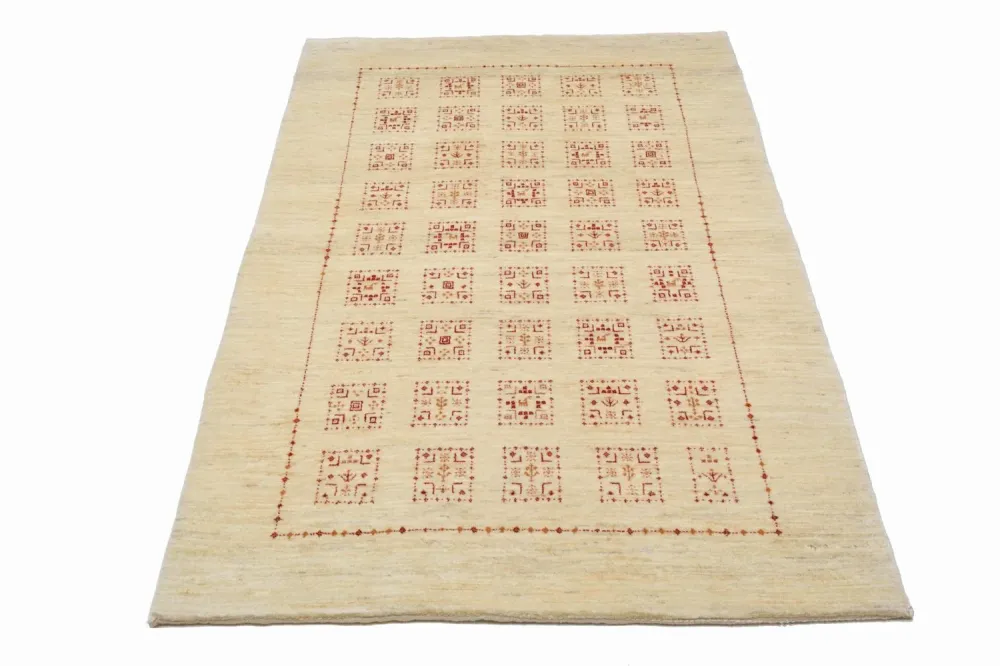 Gabbeh teppe - Loribaft persisk teppe - 174 x 106 cm - beige