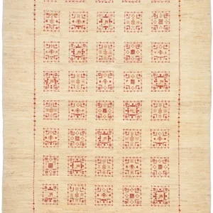 Gabbeh teppe - Loribaft persisk teppe - 174 x 106 cm - beige