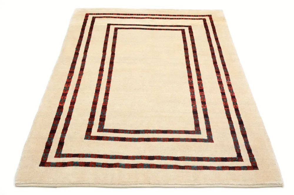 Gabbeh teppe - Loribaft persisk teppe - 179 x 127 cm - beige