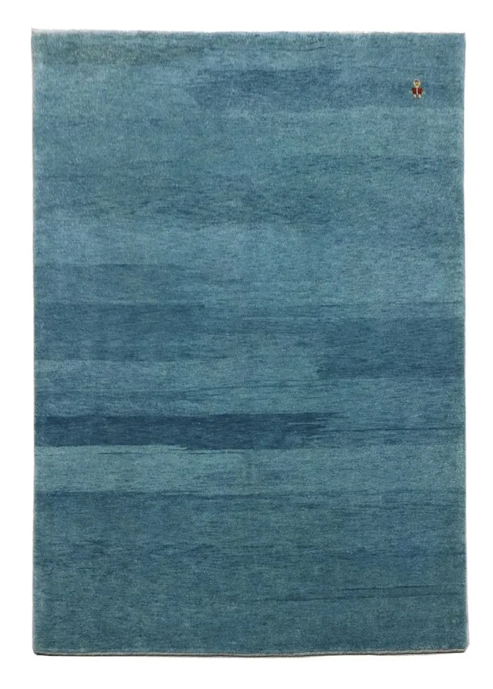 Gabbeh teppe - Loribaft persisk teppe - 180 x 126 cm - havblå